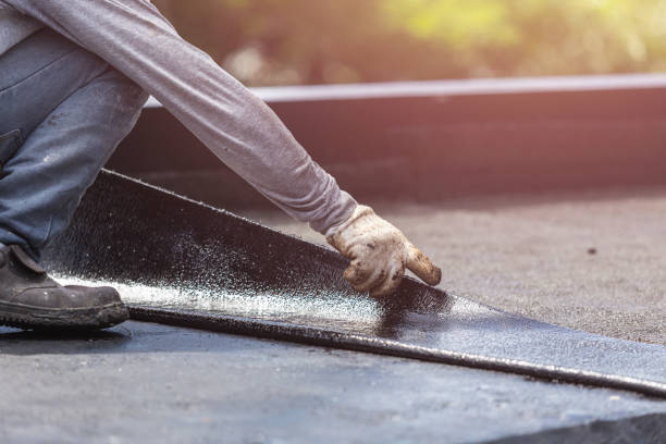Professional Basement Waterproofing technician working in Great Mills, MD